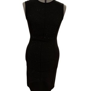 Calvin Klein Little Black Dress with Front Embellishments 👗